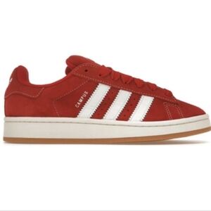 Men's Adidas Originals Campus 00s Scarlet White Gum (Red) New With Box